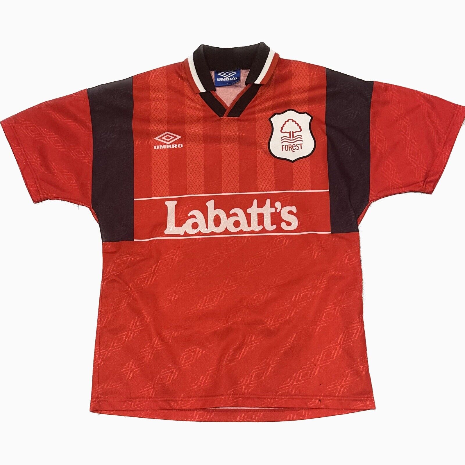 nottingham forest 1995 1996 1997 home football shirt medium 12