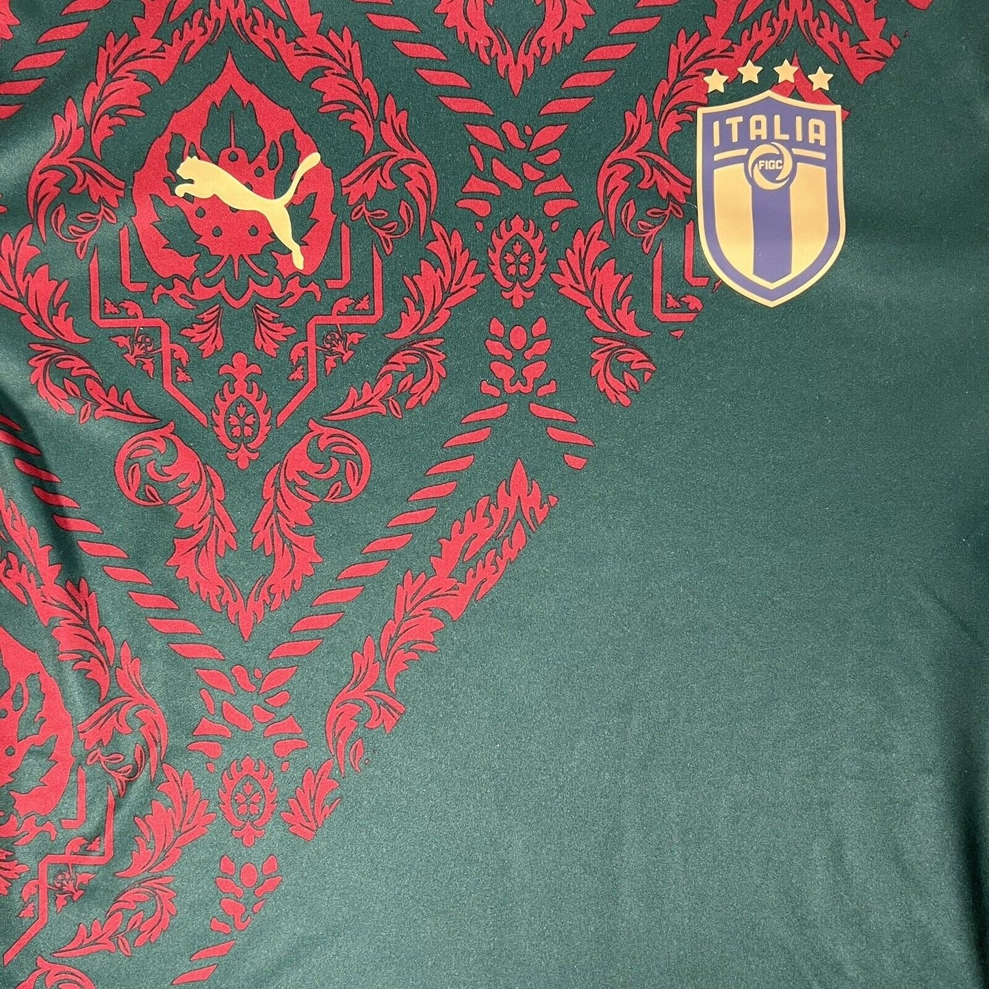 Italy 2020/2021 PreMatch Training Renaissance Football Shirt Large - Football Shirt Kingdom