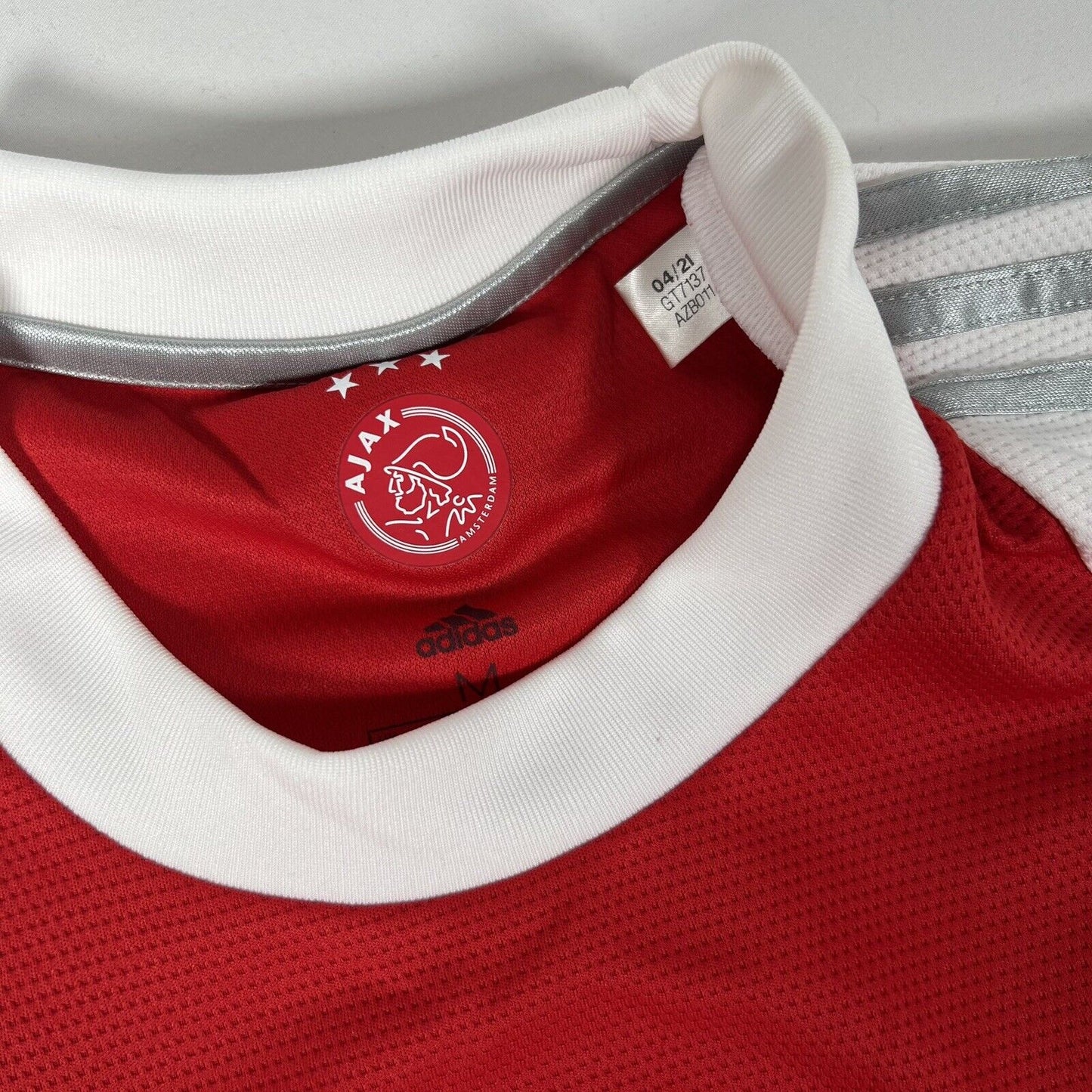 ajax 2021 2022 home football shirt men s medium bnwot4