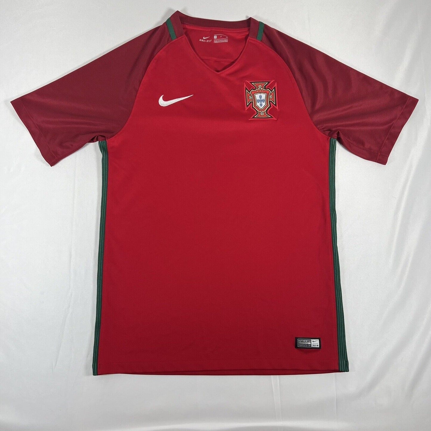 portugal 2016 2017 2018 home football shirt men s small2