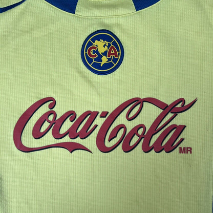 Club America 2004/2005 Home Football Shirt Large — front close-up