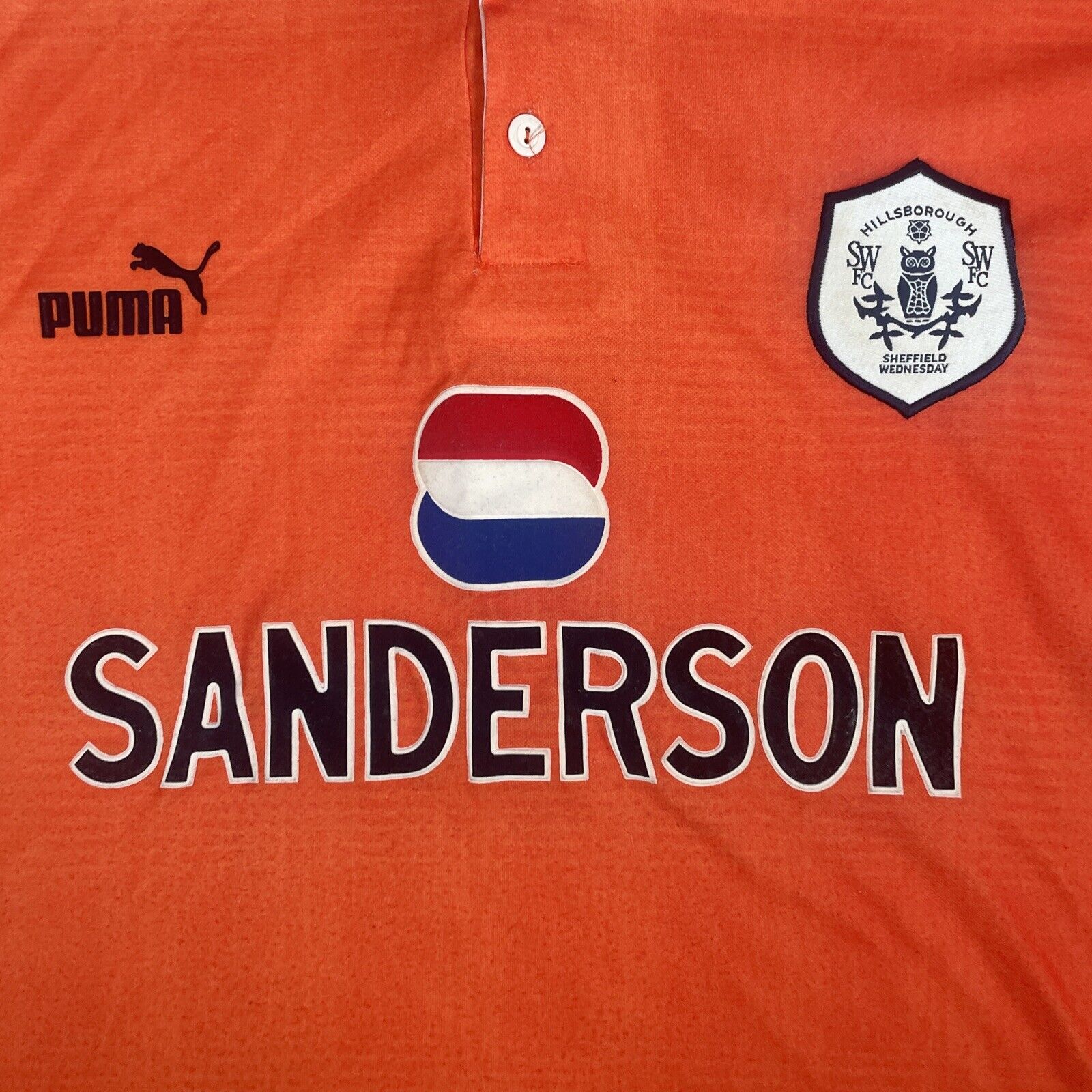 Sheffield Wednesday 1996/1997/1998 Away Football Shirt XL - Football Shirt Kingdom