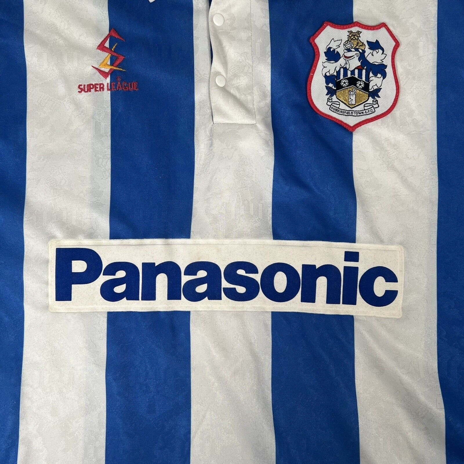 Huddersfield Town 1995/1996/1997 Home Football Shirt XL - Football Shirt Kingdom