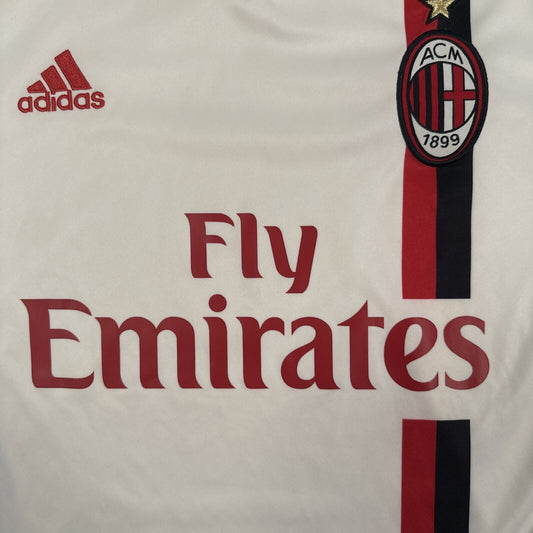 AC Milan 2011/2012 Away Football Shirt Small - Football Shirt Kingdom