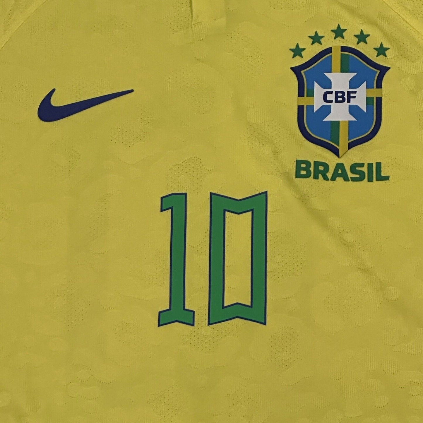 NEYMAR Brazil 2022/2023 Home Football Shirt Player Spec Medium - Football Shirt Kingdom