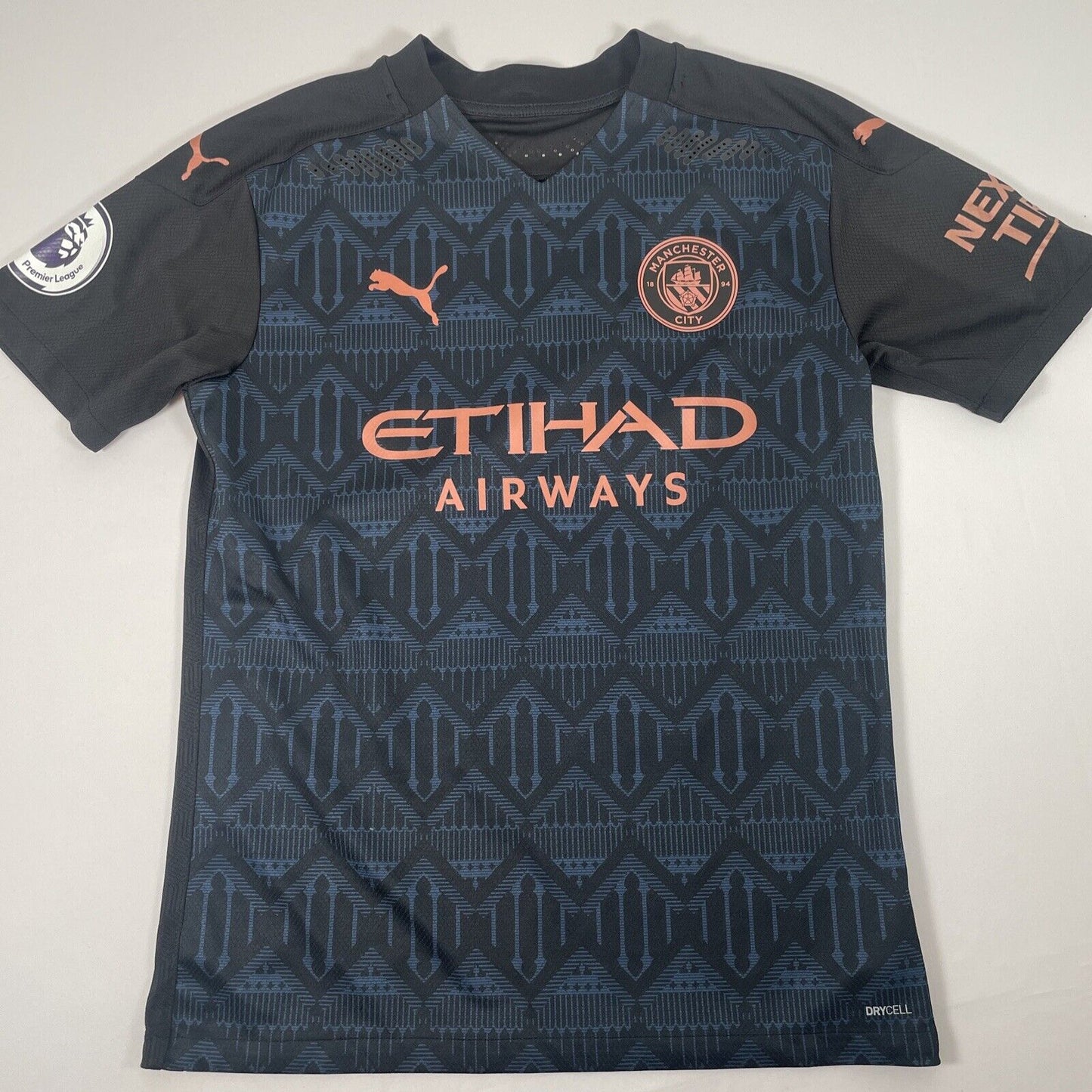 Manchester City FODEN 47 2020/2021 Away Football Shirt Player Spec Medium