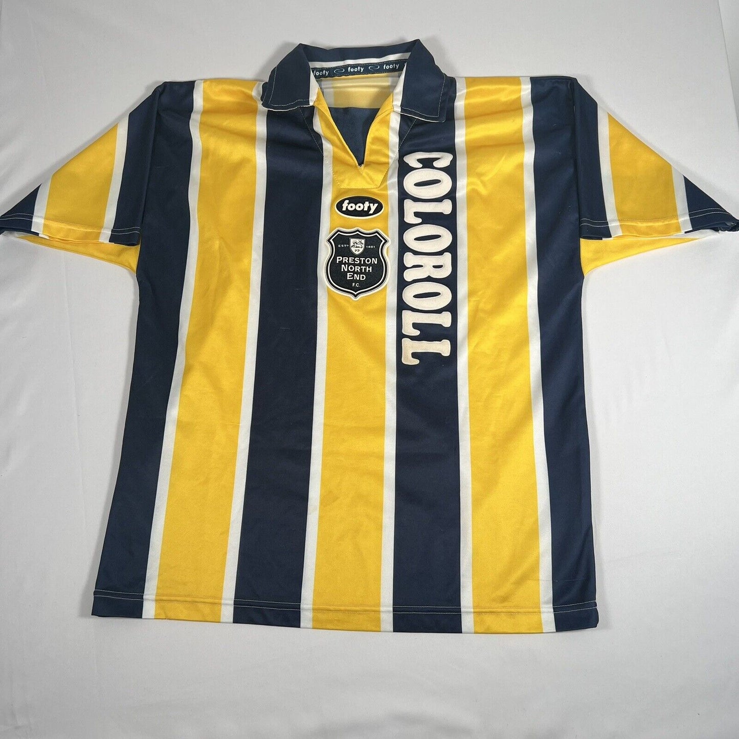 preston north end 1994 1995 away football shirt large2