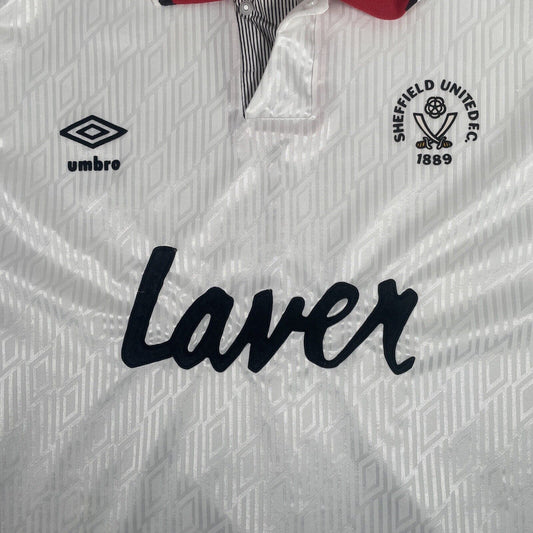 Sheffield United 1991/1992/1993 Third Football Shirt Large - Football Shirt Kingdom