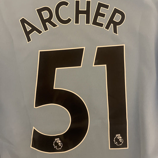 ARCHER 51 Aston Villa 2019/2020 Carabao Away Football Shirt Medium - Football Shirt Kingdom