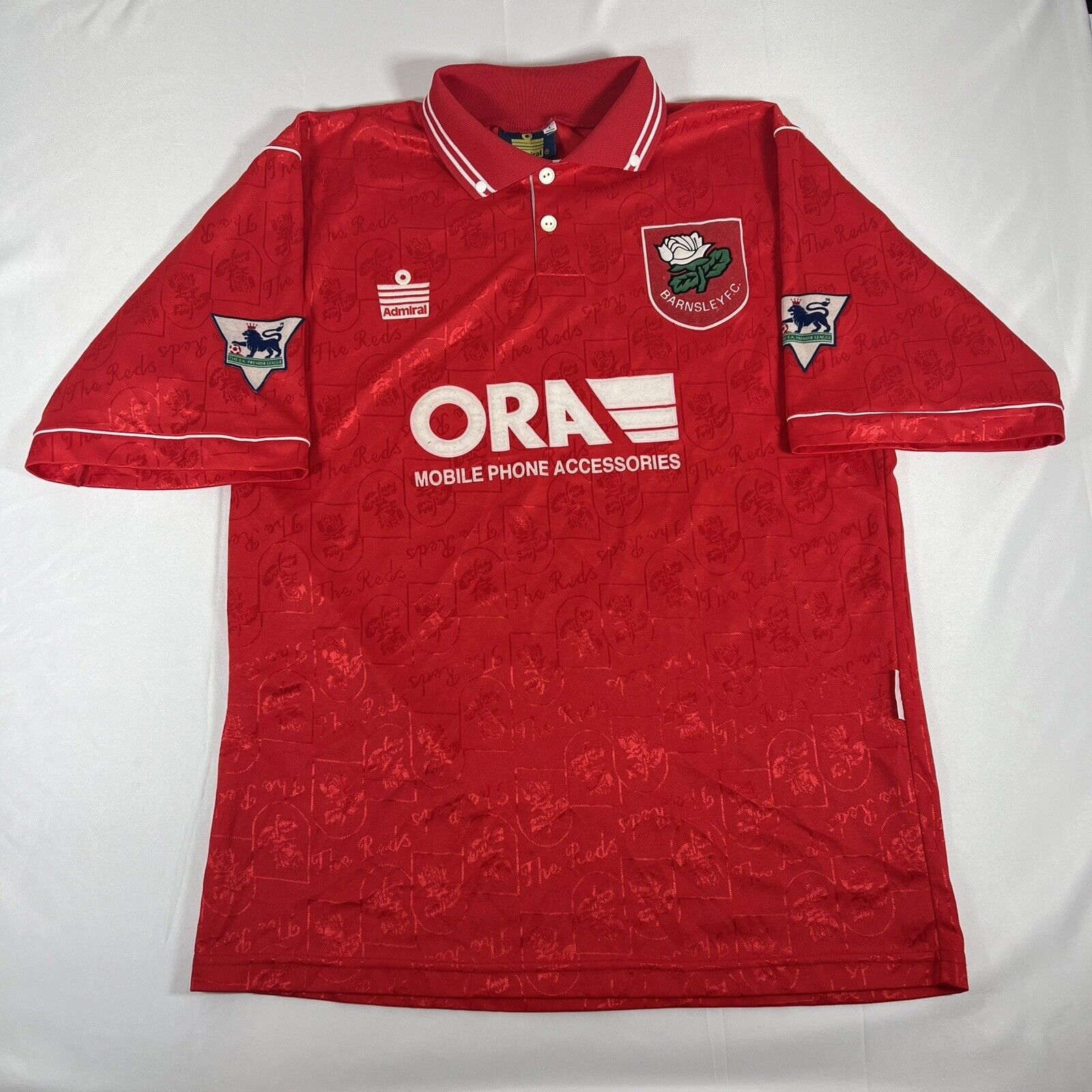 Barnsley 1996/1997 Home Football Shirt Menâs Large â Football Shirt Kingdom