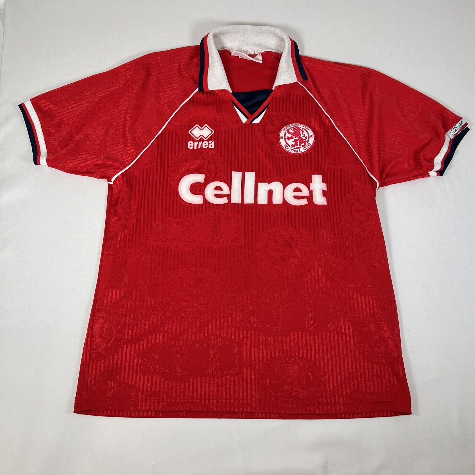 middlesbrough 1995 1996 home football shirt men s large2