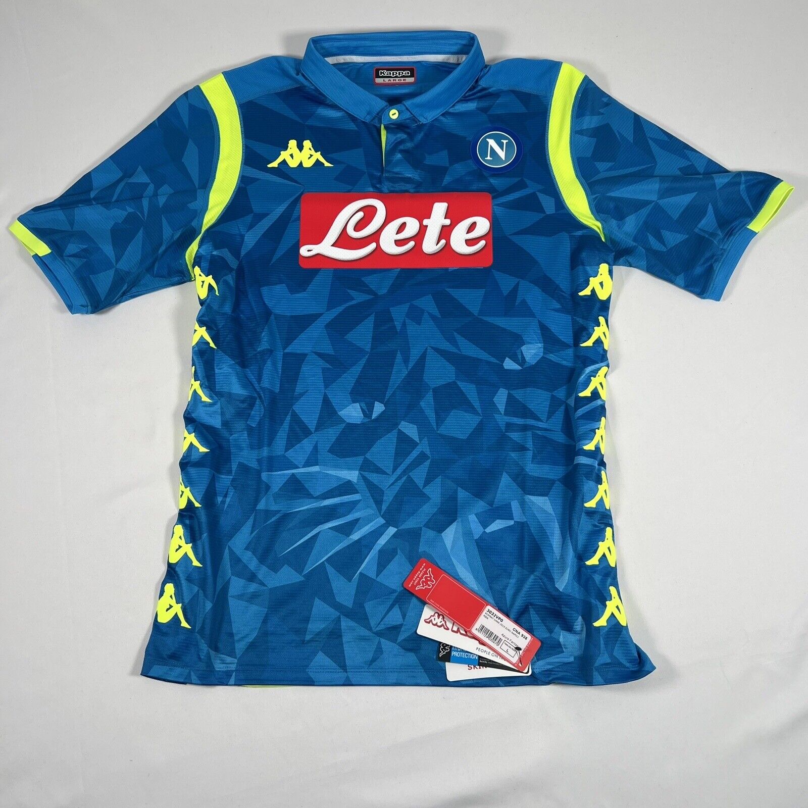 ssc napoli 2018 2019 european home football shirt bnwt large3