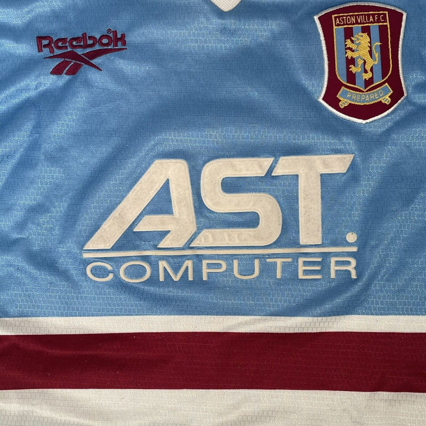 Aston Villa YORKE 10 1997/1998 Away Football Shirt Small