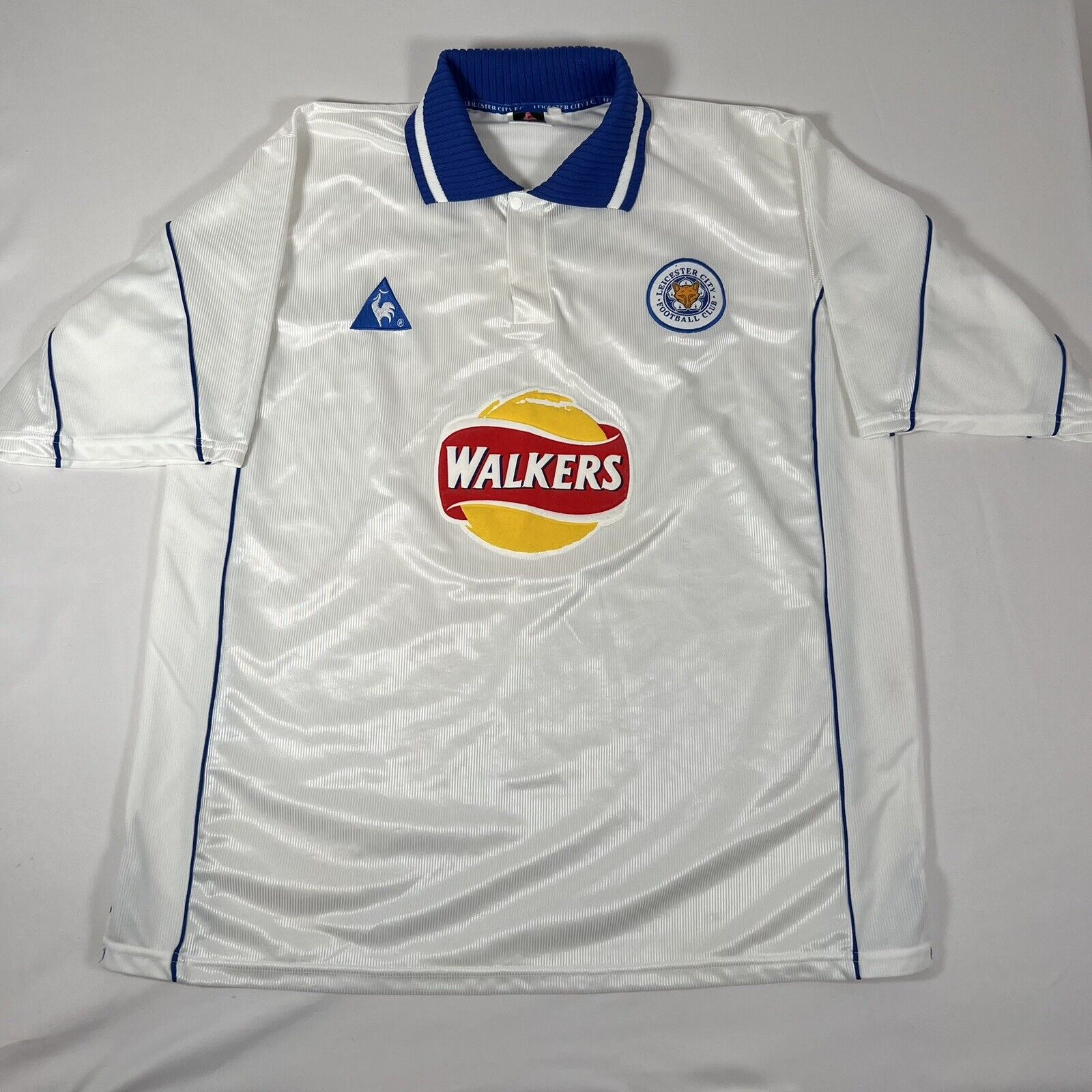 leicester city 2000 2001 away football shirt men s xl2