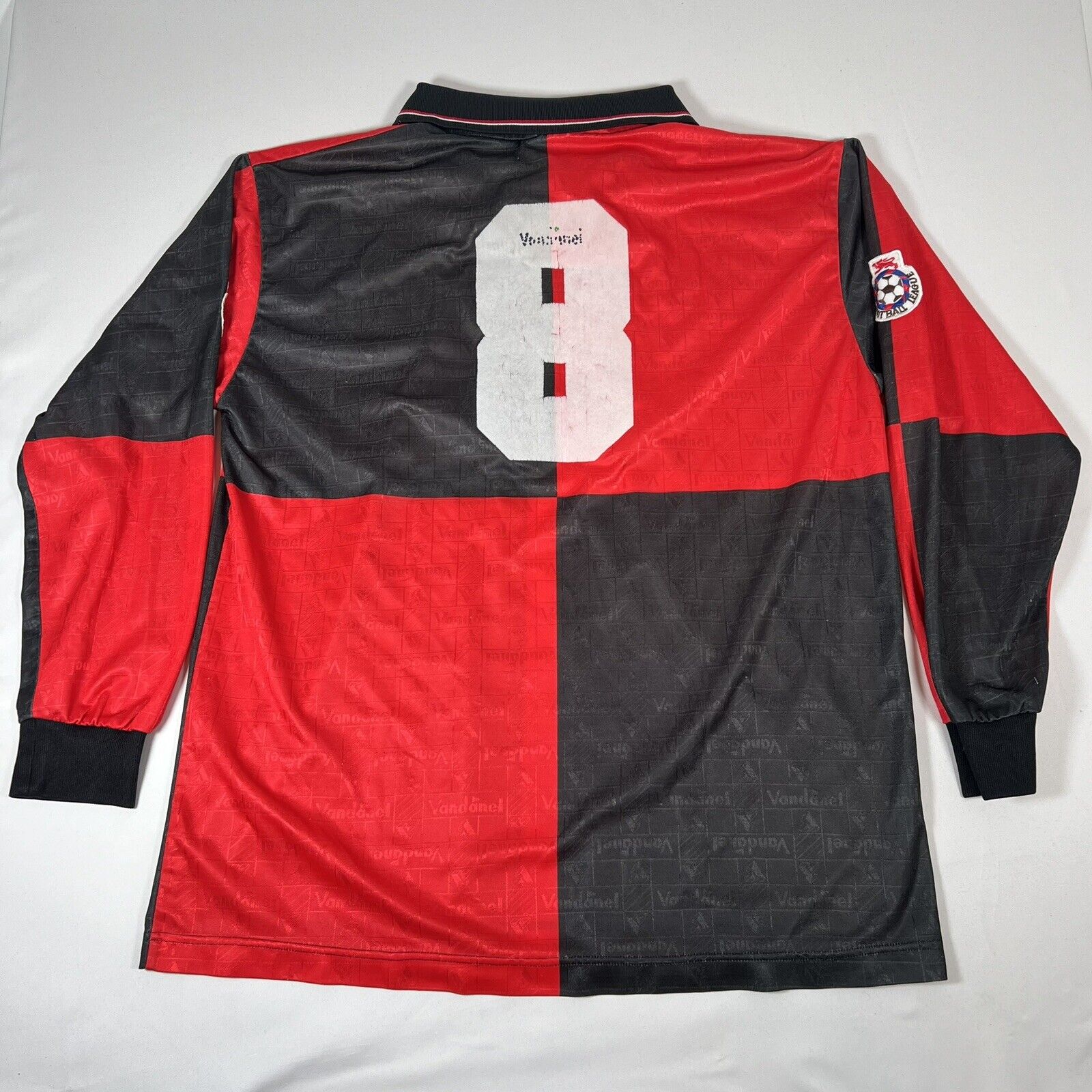 colchester united 1995 1996 away match issue worn football shirt xl5