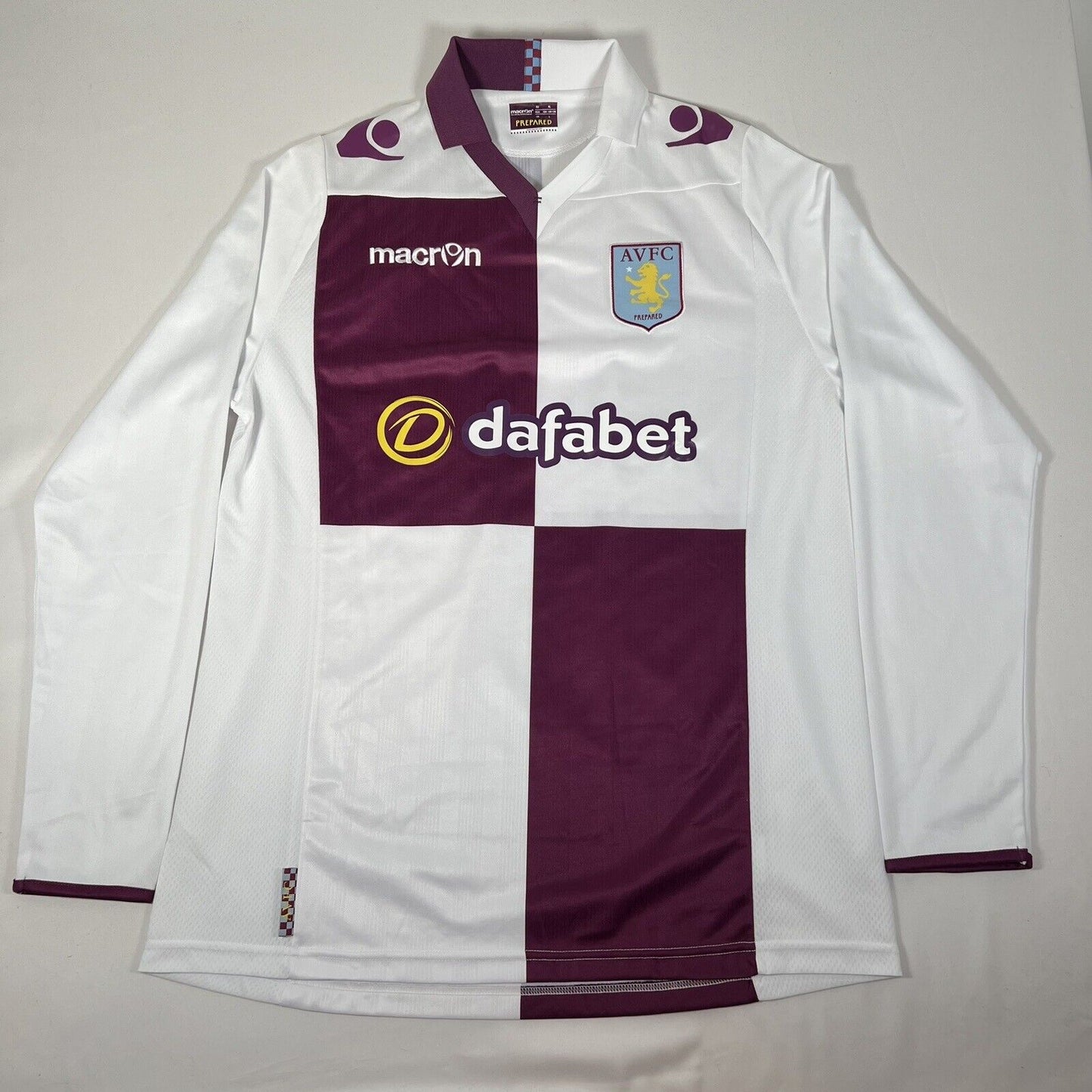 Aston Villa 2013/2014 Away Football Shirt Long Sleeve  Large