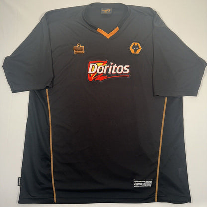 Wolverhampton Wolves 2003/2004 Away Football Shirt Men’s XXL — full front view