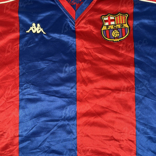 #22 Barcelona 1992/1993/1994/1995 Home Football Shirt Men’s Large - Football Shirt Kingdom
