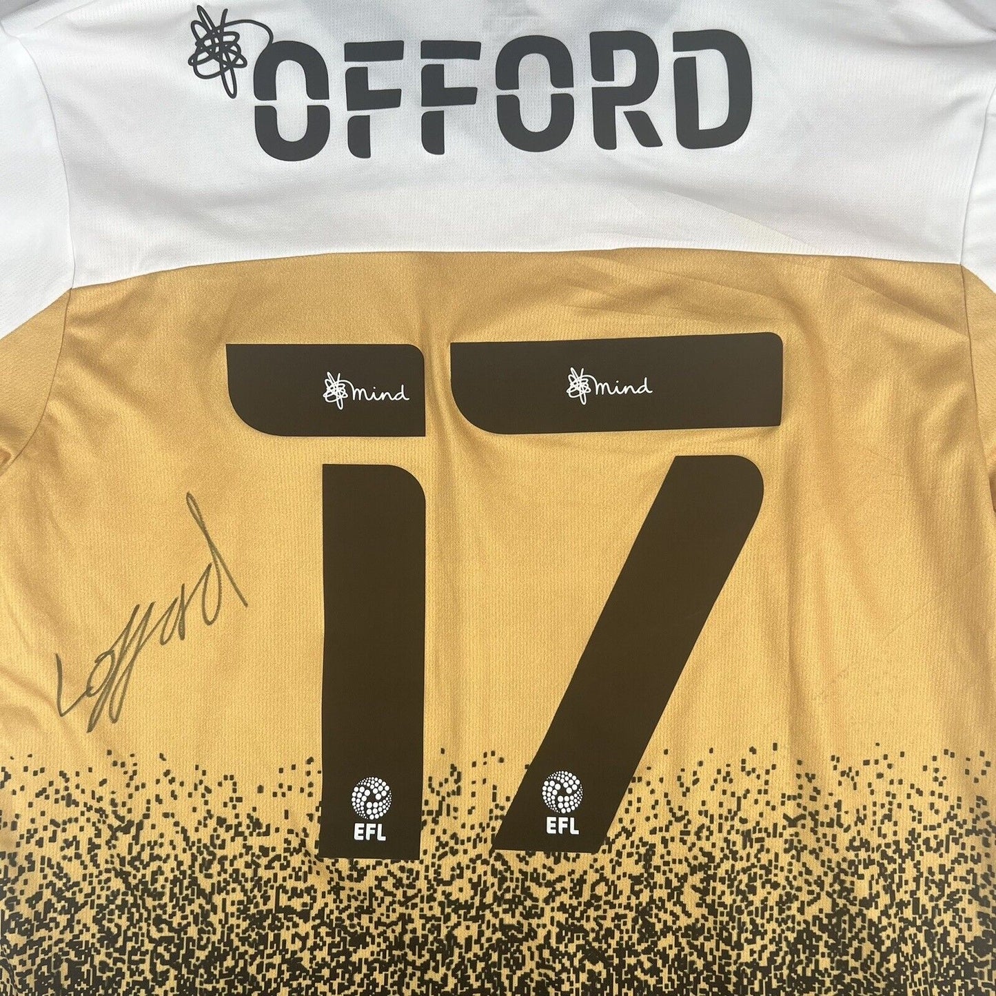 OXFORD 17 Crewe Alexandra 2020/2021 Away Football Shirt Signed Match Worn