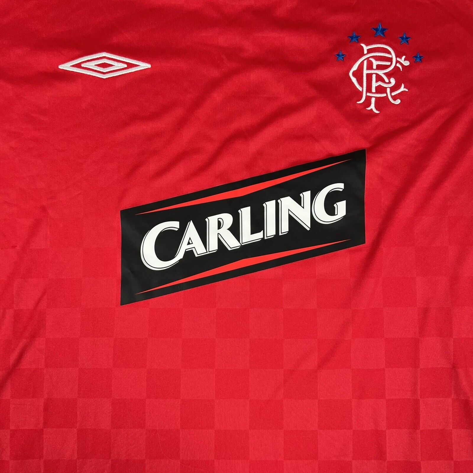 Rangers 2009/2010 Away Football Shirt Long Sleeve  XXL - Football Shirt Kingdom