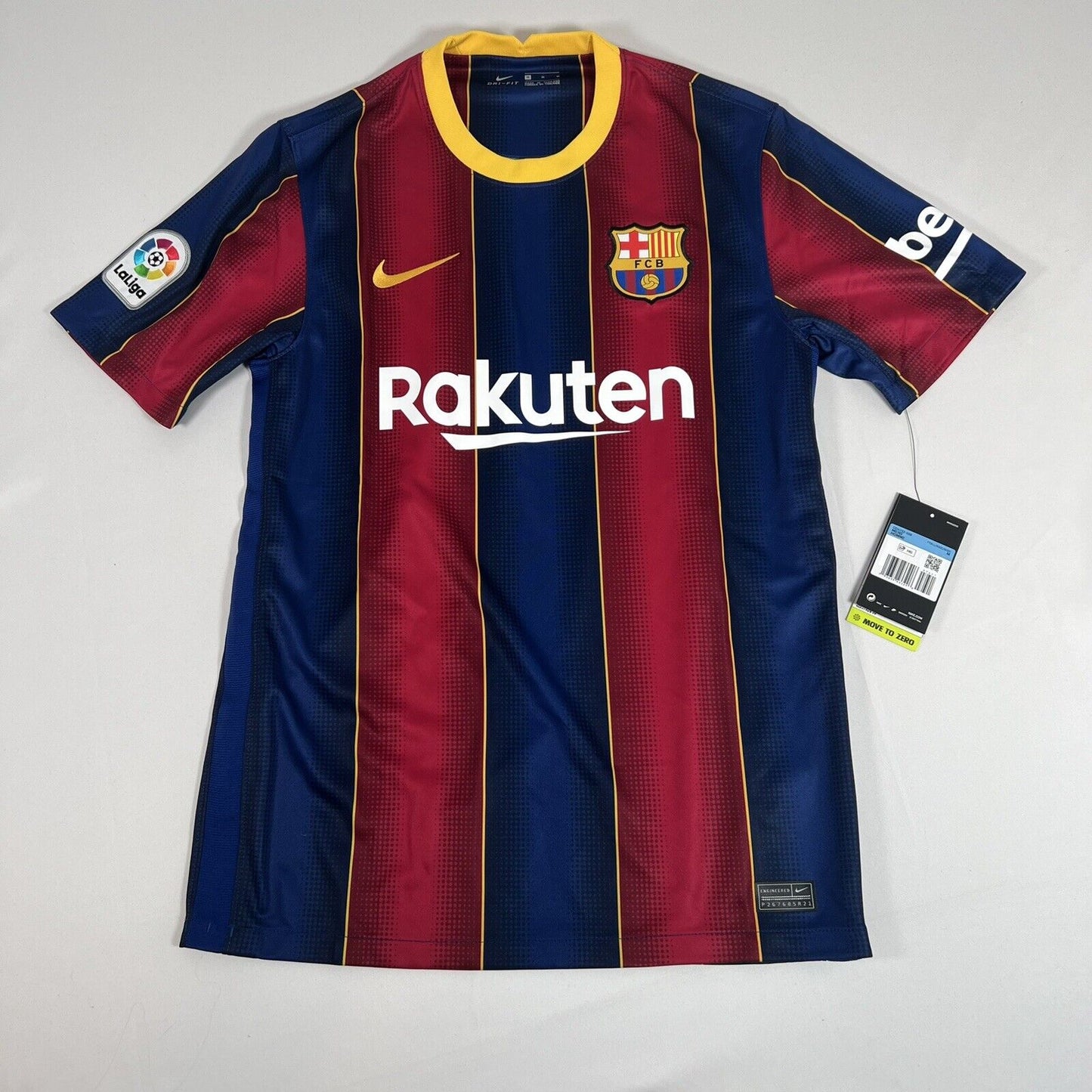 bnwt barcelona 2020 2021 home football shirt medium2