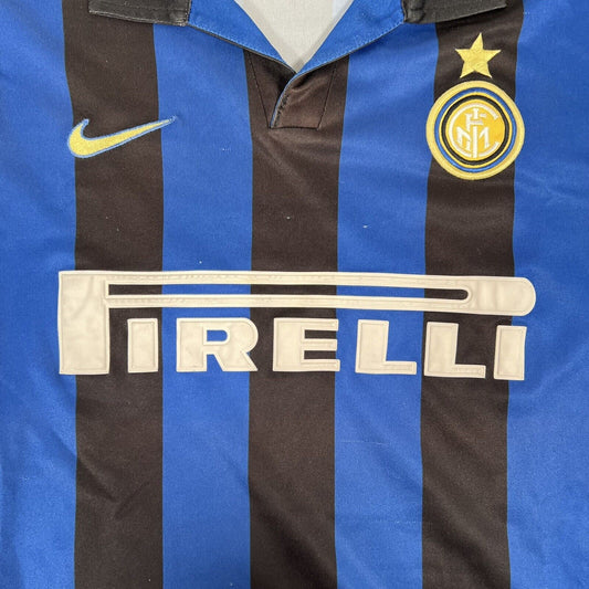 Inter Milan 1998/1999 Home Football Shirt Medium - Football Shirt Kingdom