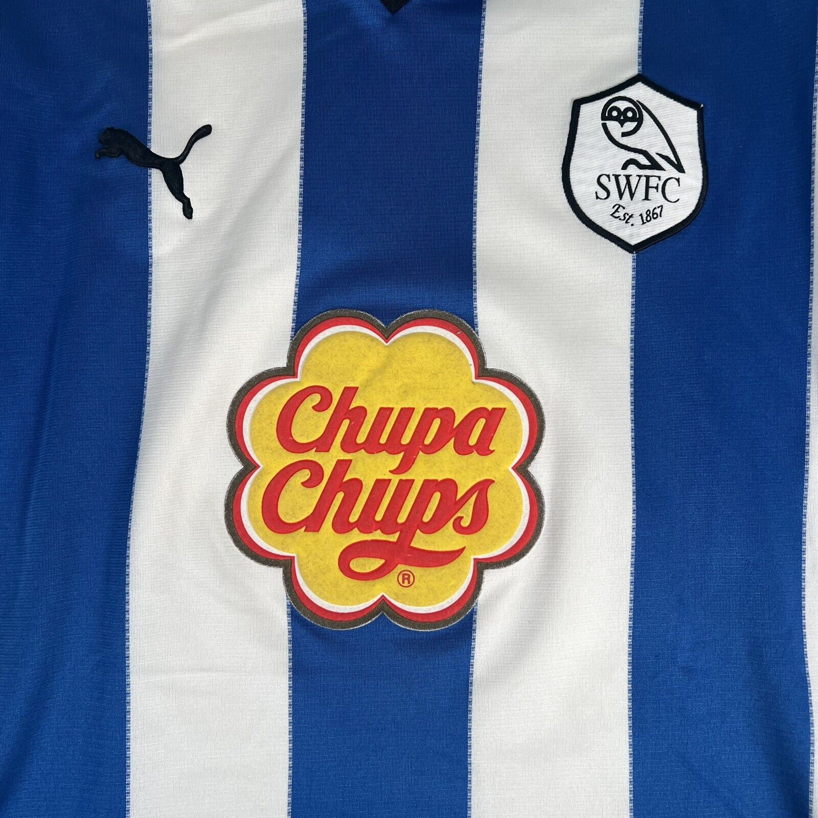 Sheffield Wednesday 2000/2001 Home Football Shirt  Large - Football Shirt Kingdom