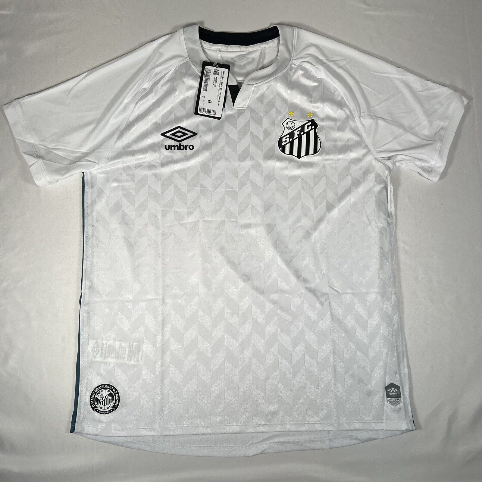 santos 2020 2021 home football shirt men s large bnwt4