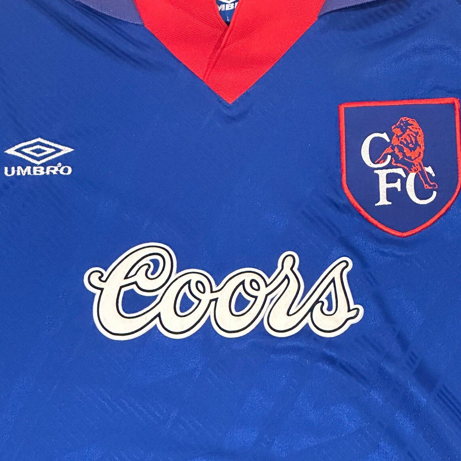 Chelsea 1994/1995 Home Football Shirt Large - Football Shirt Kingdom