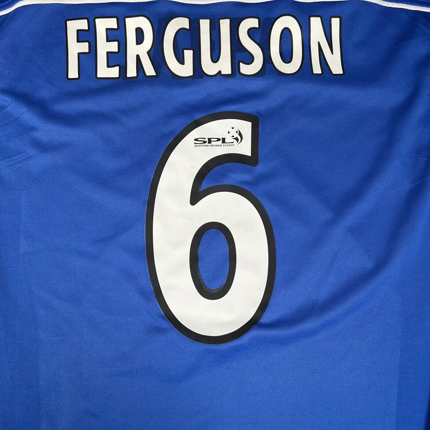 FERGUSON 6 Rangers 1999/2000/2001 Home Football Shirt Long Sleeve  XXL - Football Shirt Kingdom