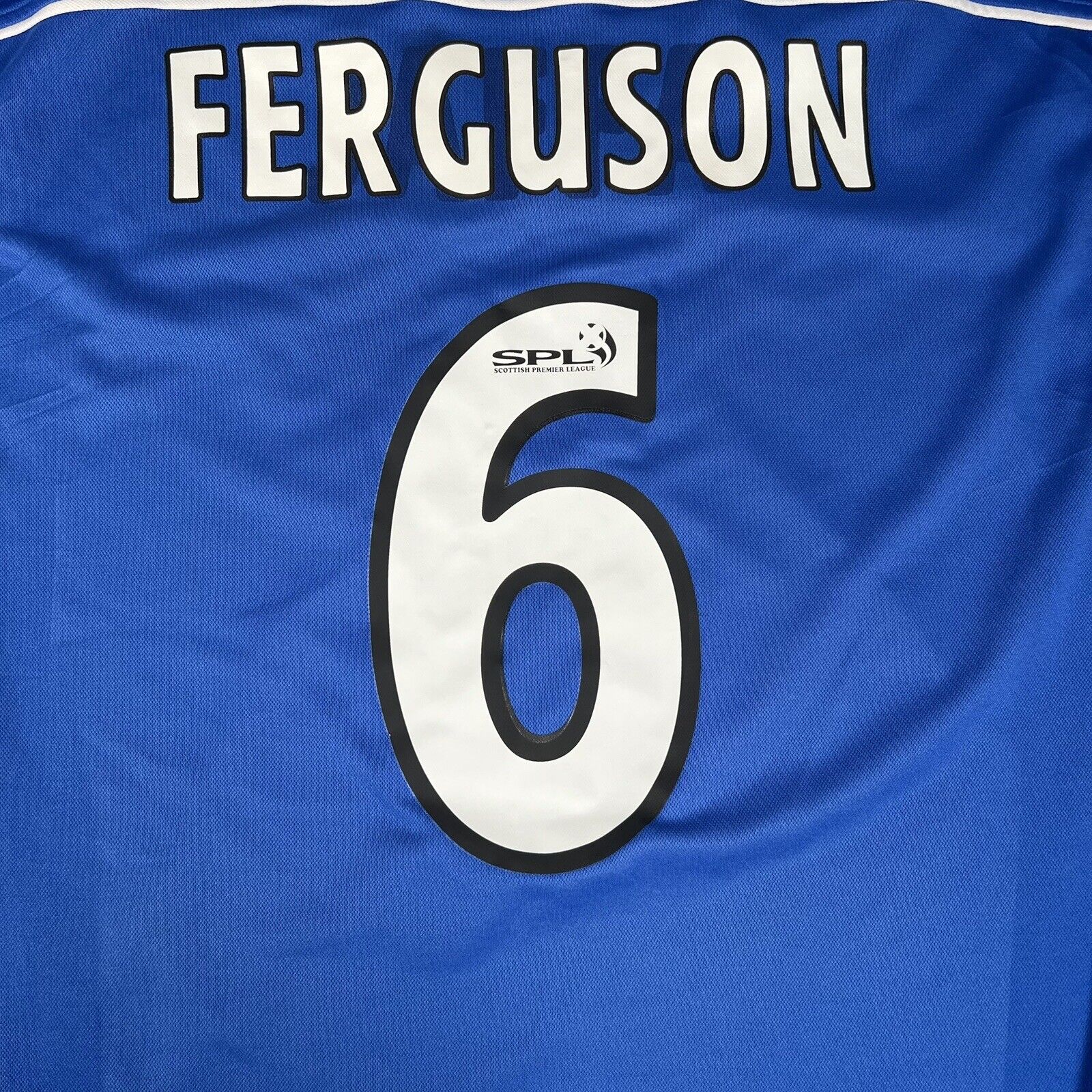 FERGUSON 6 Rangers 1999/2000/2001 Home Football Shirt Long Sleeve  XXL - Football Shirt Kingdom