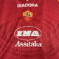 Roma 1997/1998 Home Football Shirt  Men’s Small / Medium - Football Shirt Kingdom