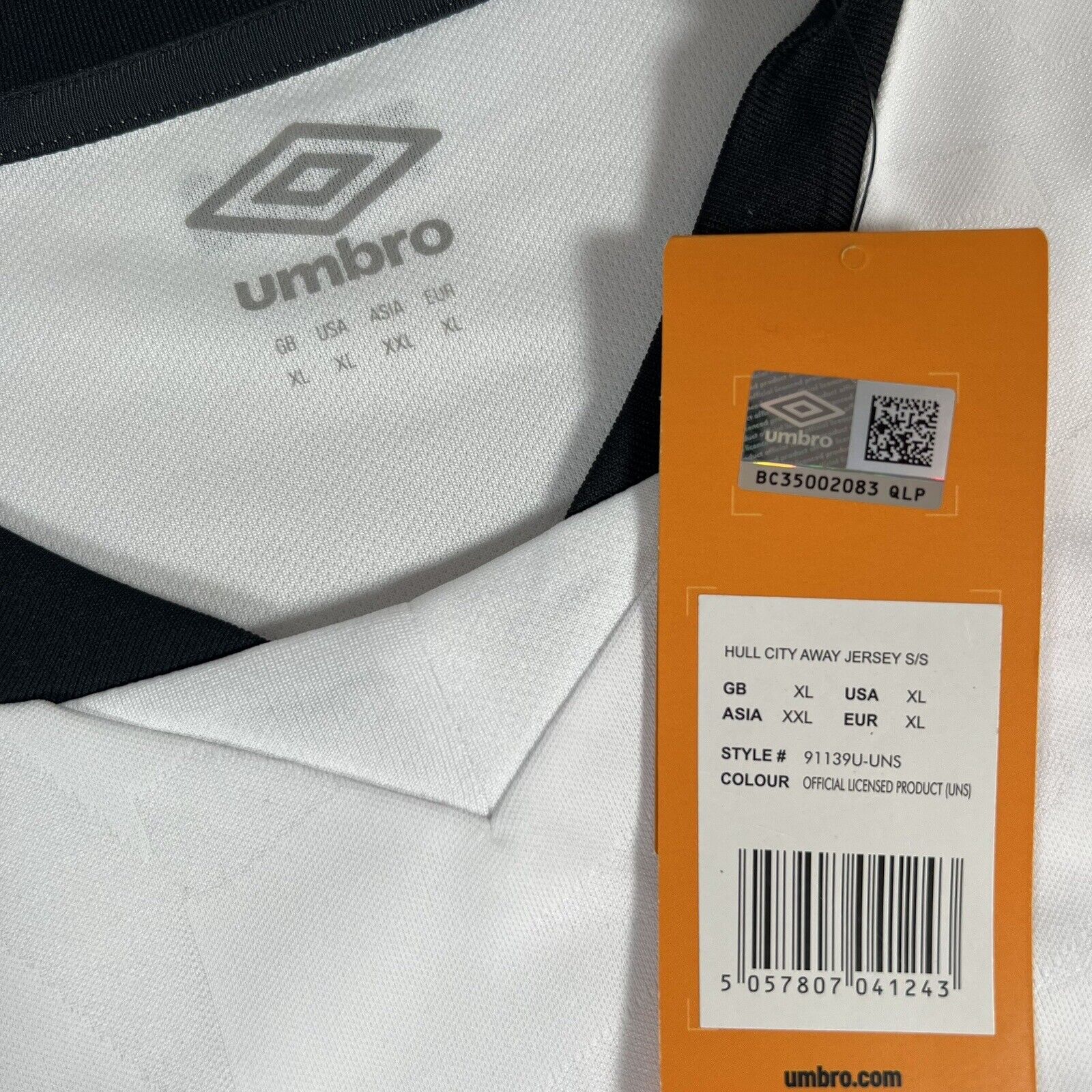 hull city 2019 2022 away football shirt bnwt men s xl3