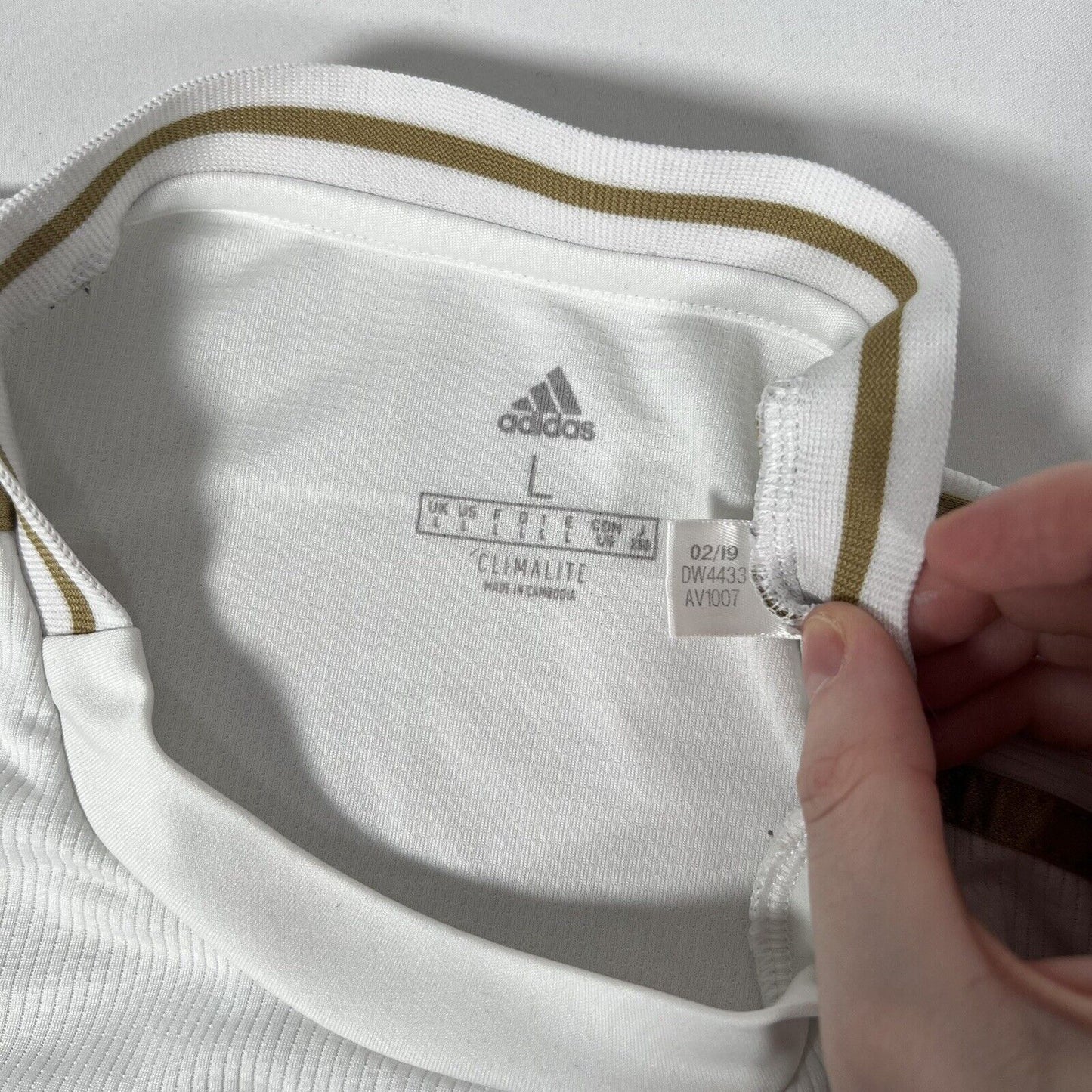 real madrid 2019 2020 home football shirt men s large4