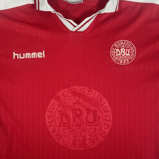 Denmark 1998 Home Football Shirt XL - Football Shirt Kingdom