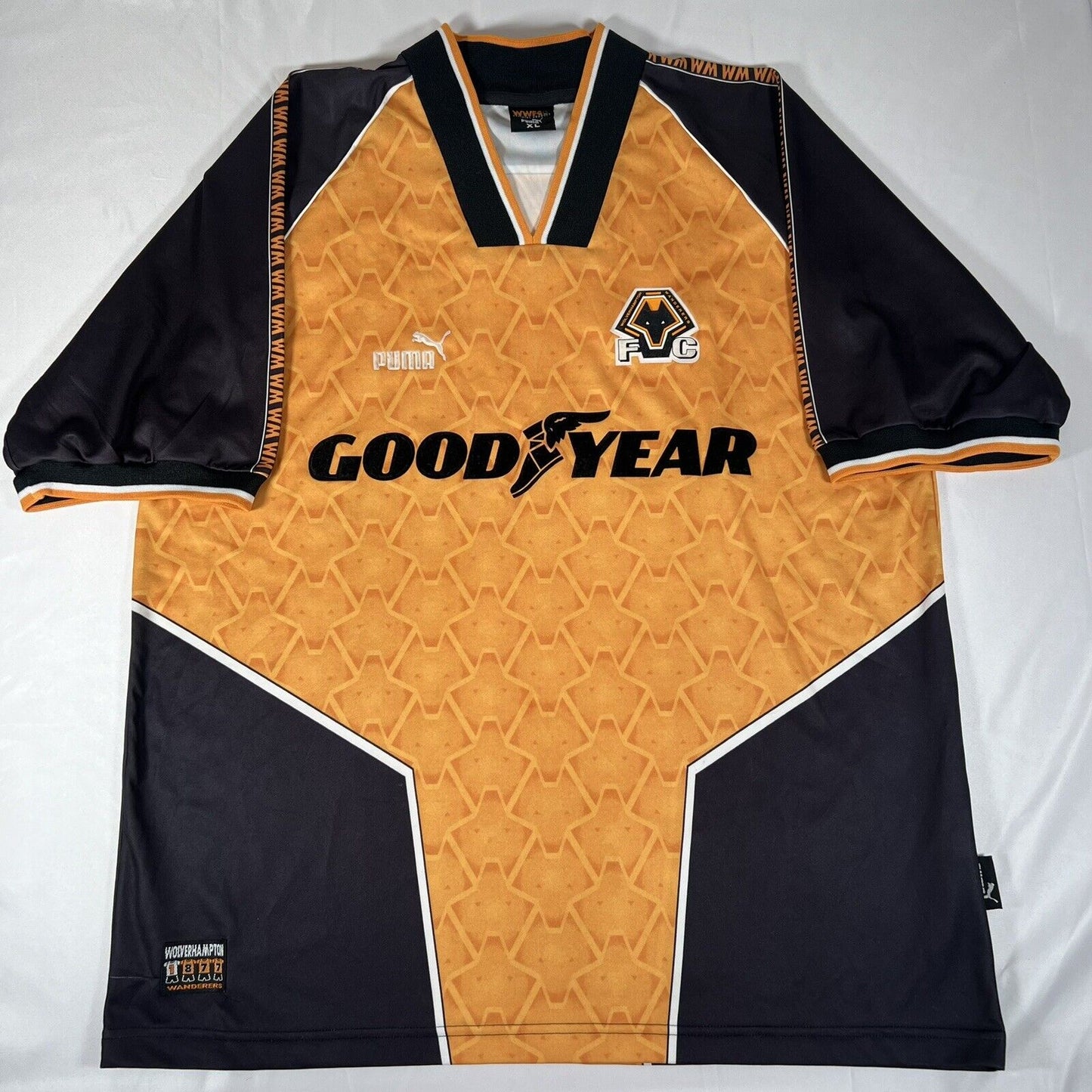 Wolverhampton Wolves 1996/1997/1998 Home Football Shirt XL