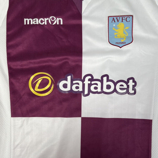 Aston Villa 2013/2014 Away Football Shirt Long Sleeve  Large - Football Shirt Kingdom