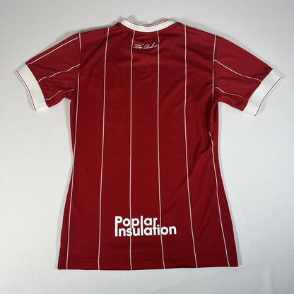 Bristol City 2017/2018 Home Football Shirt Womens 10 — full back view