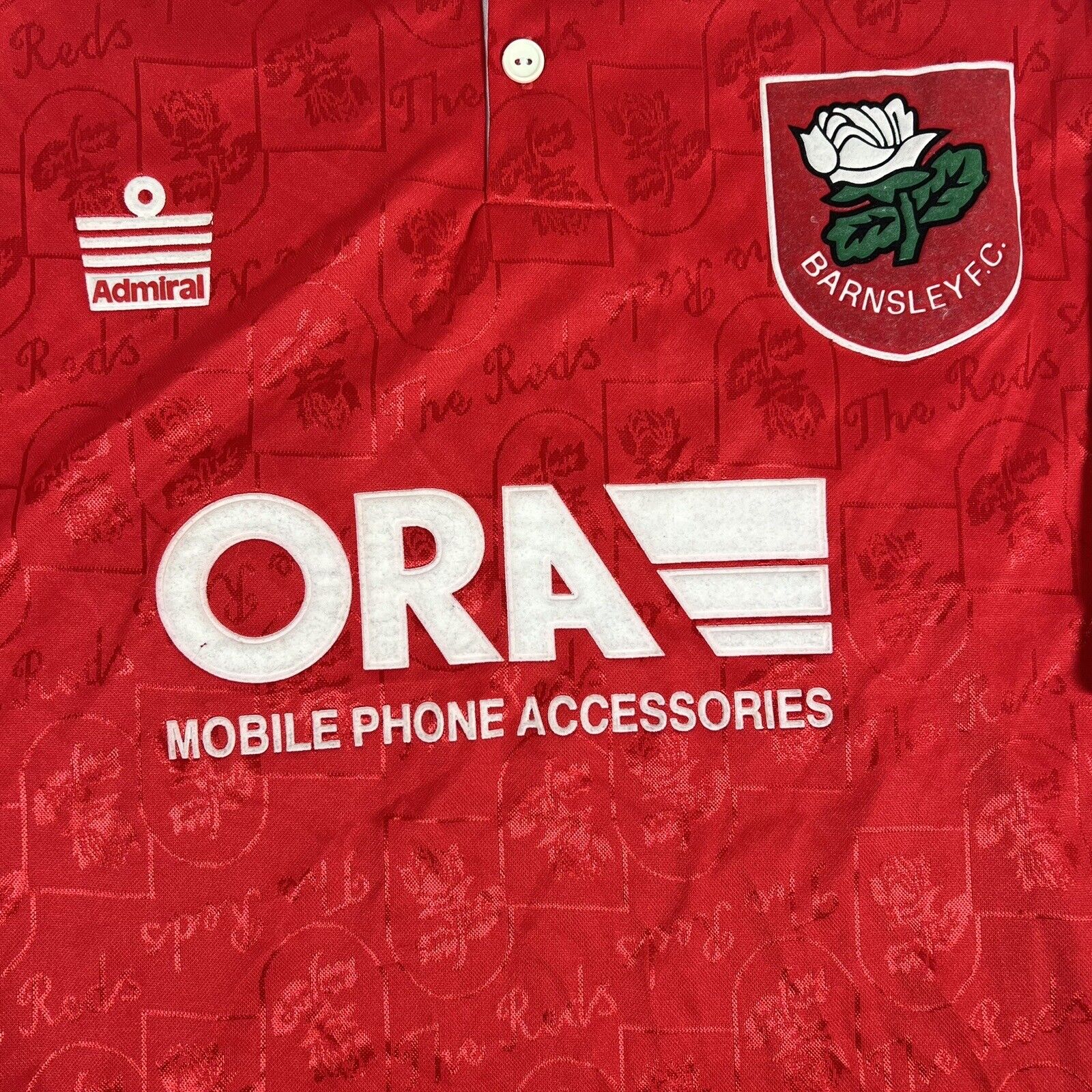 Barnsley 1996/1997 Home Football Shirt  Men’s Large - Football Shirt Kingdom