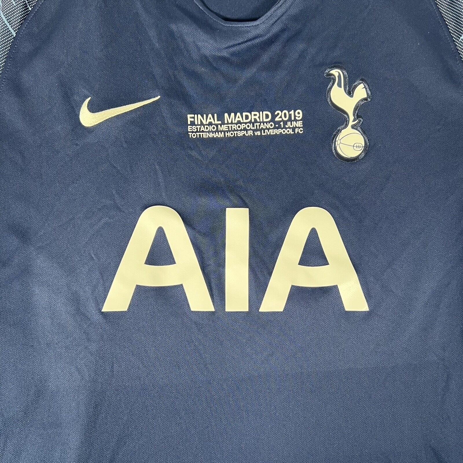 Tottenham Hotspur 2018/2019 Away Football Shirt UCL Final XL BNWT - Football Shirt Kingdom