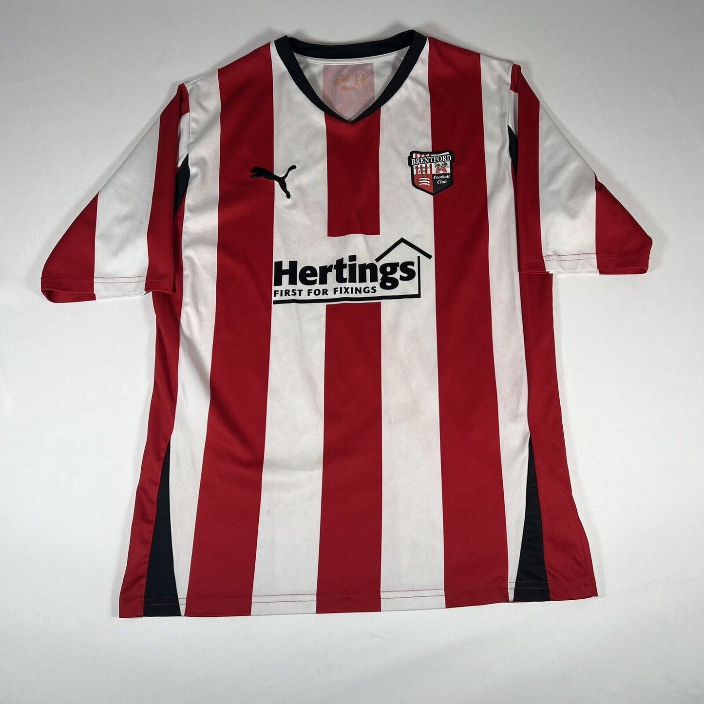 brentford 2010 2011 home football shirt men s medium2