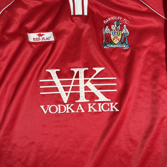 Barnsley 2003/2004 Home Football Shirt  Men’s XL - Football Shirt Kingdom