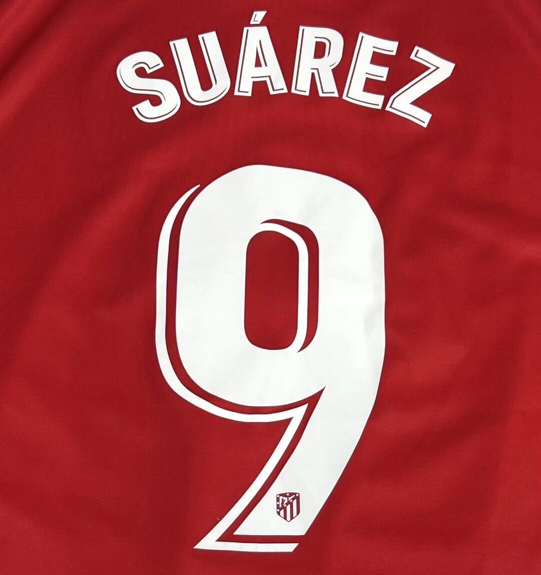 SUAREZ 9 Atletico Madrid 2020/2021 Home Football Shirt XXL - Football Shirt Kingdom