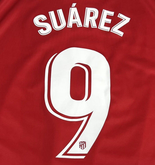 SUAREZ 9 Atletico Madrid 2020/2021 Home Football Shirt XXL - Football Shirt Kingdom