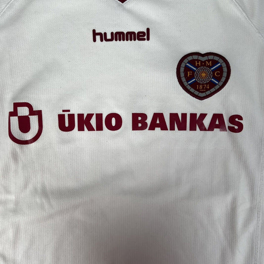 Heart of Midlothian Hearts 2005/2006 Away Football Shirt Large - Football Shirt Kingdom