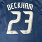 BECKHAM 23 La Galaxy 2007/2008/2009 Away Football Shirt Small - Football Shirt Kingdom
