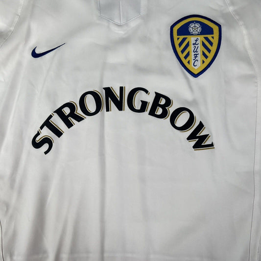 Leeds United 2002/2003 Home Football Shirt  Long Sleeve XXL - Football Shirt Kingdom