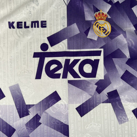 Real Madrid 1996/1997 Third Football Shirt Men’s Medium - Football Shirt Kingdom