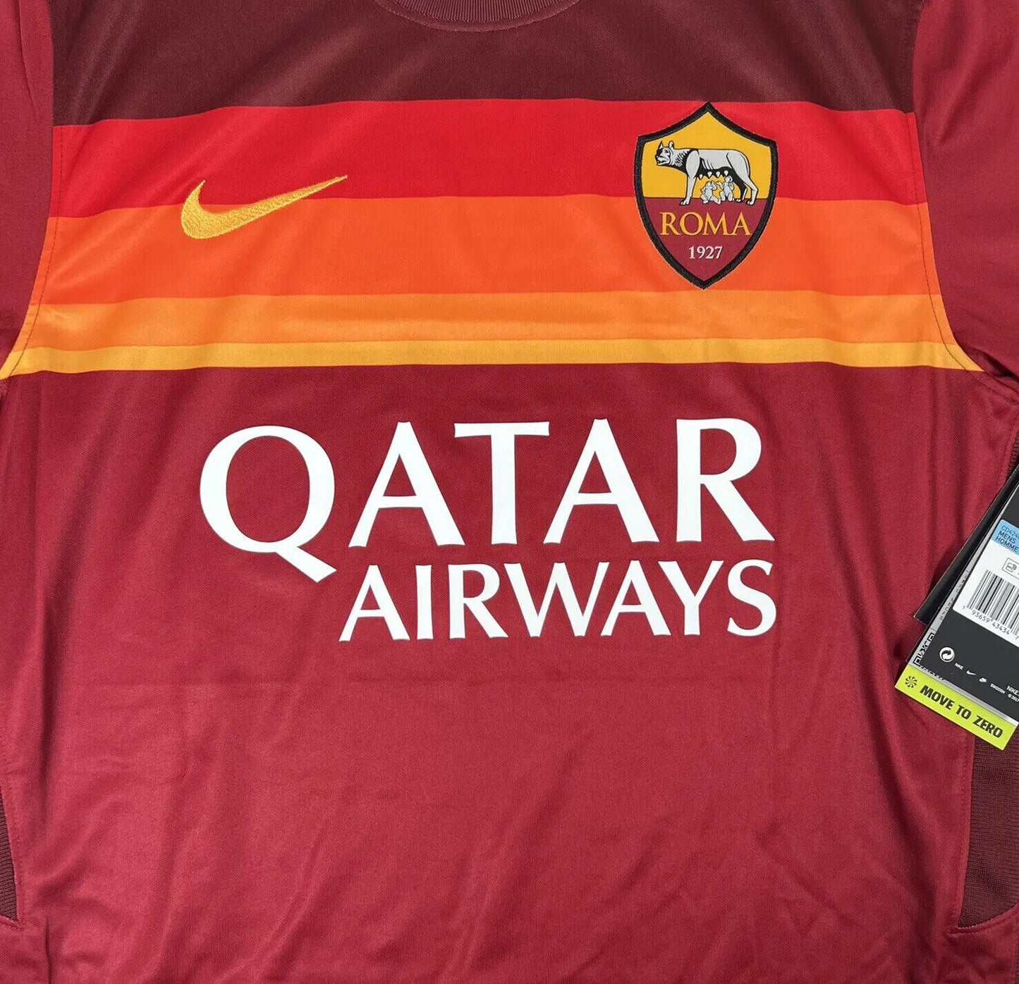 AS Roma 2020/2021 Home Football Shirt Medium BNWT - Football Shirt Kingdom
