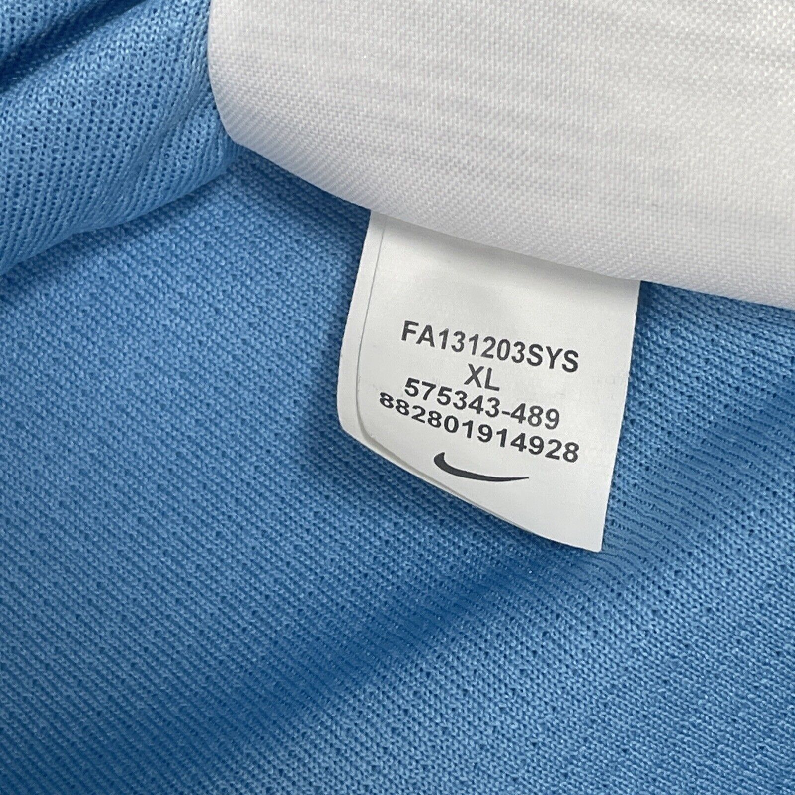 manchester city 2013 2014 champions football shirt issued xl5